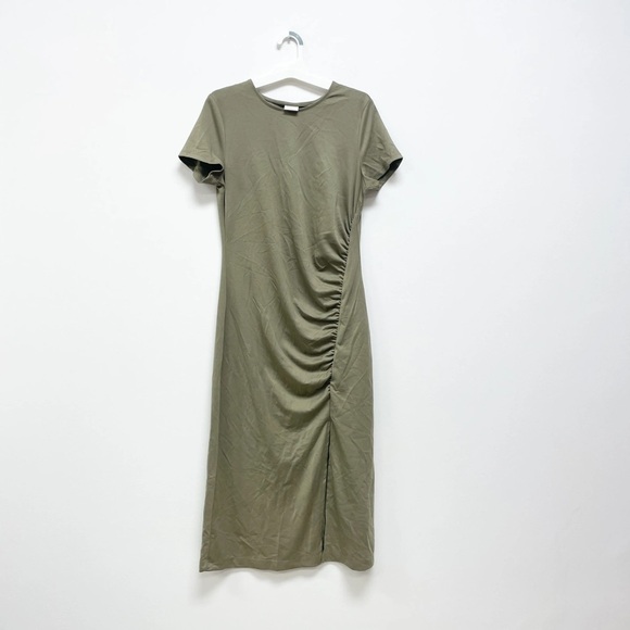 A New Day Women's Midi Ruched Knit Bodycon Dress - Picture 4 of 9
